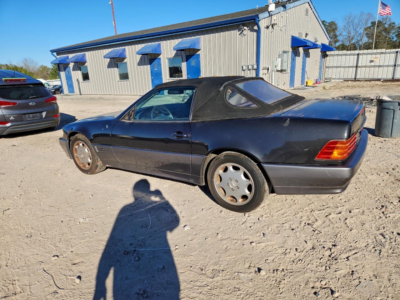 1993 Mercedes-benz 500 Sl Gray vin: WDBFA67E7PF073027