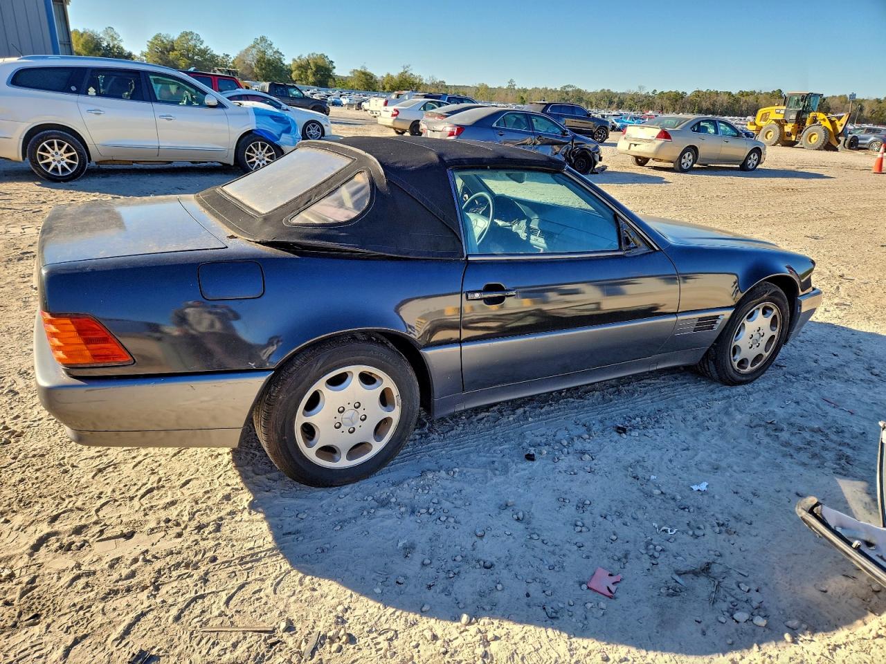 1993 Mercedes-benz 500 Sl Gray vin: WDBFA67E7PF073027