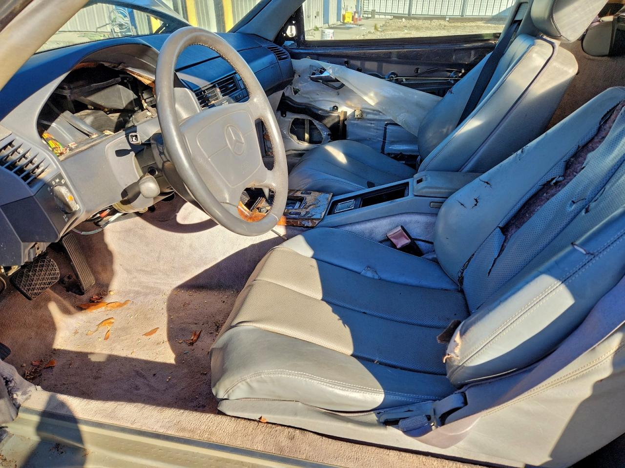 1993 Mercedes-benz 500 Sl Gray vin: WDBFA67E7PF073027