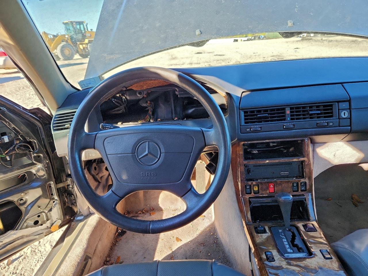 1993 Mercedes-benz 500 Sl Gray vin: WDBFA67E7PF073027