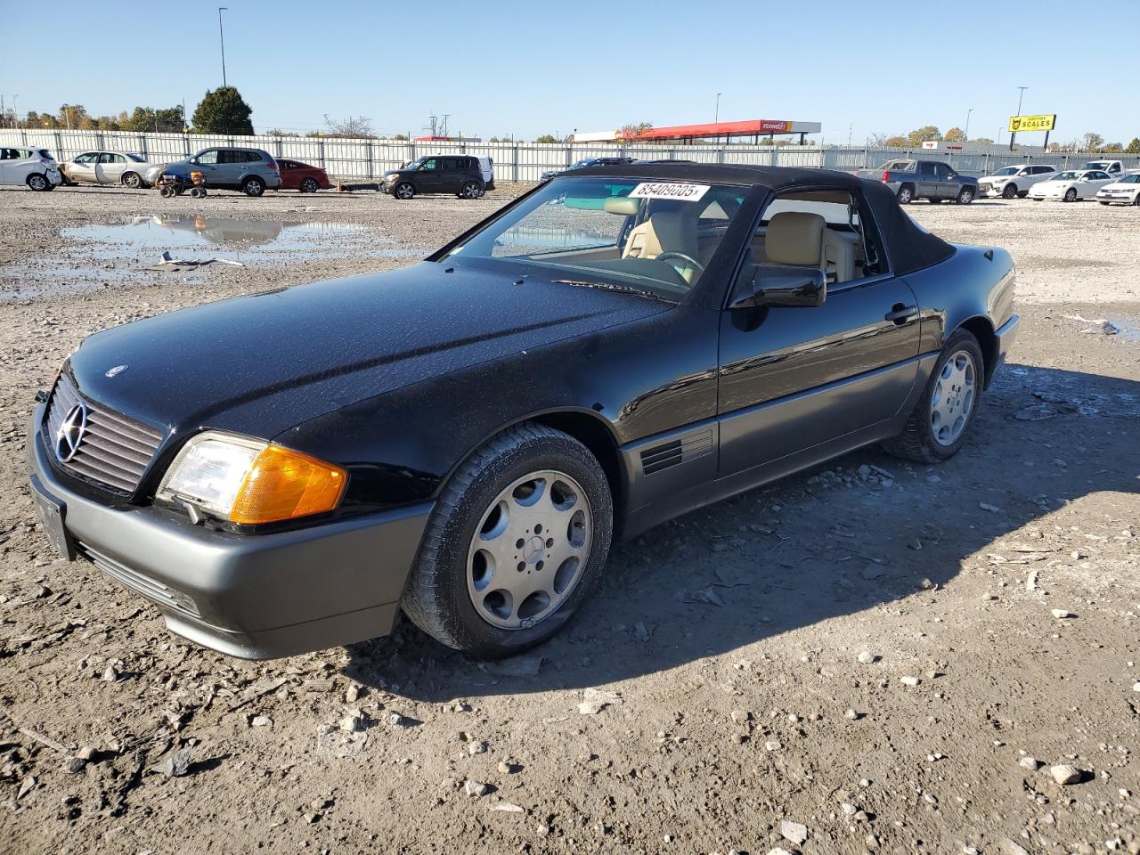 1994 Mercedes-benz Sl 500 Black vin: WDBFA67E7RF099033