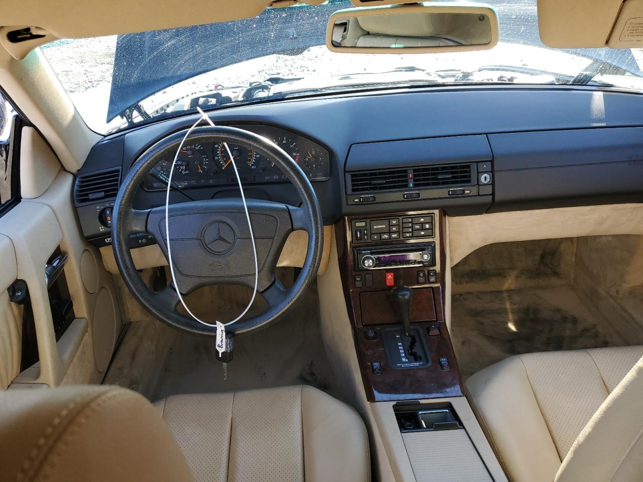 1994 Mercedes-benz Sl 500 Black vin: WDBFA67E7RF099033