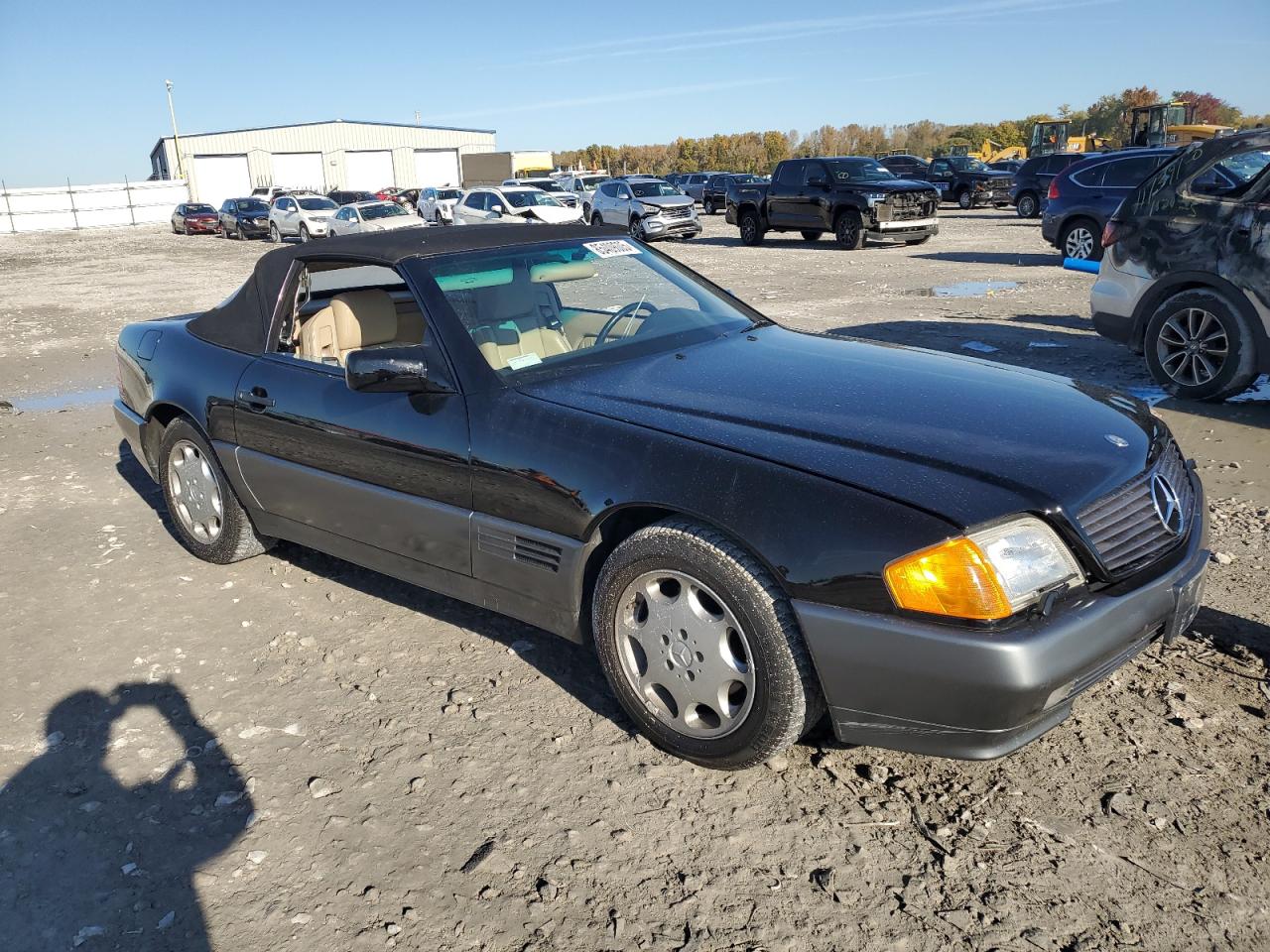 1994 Mercedes-benz Sl 500 Black vin: WDBFA67E7RF099033