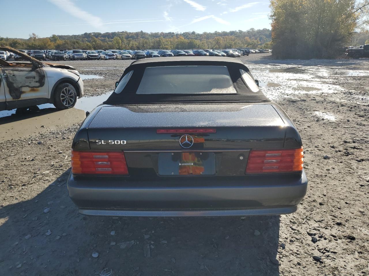 1994 Mercedes-benz Sl 500 Black vin: WDBFA67E7RF099033
