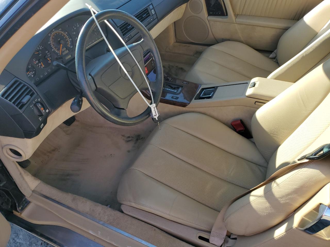 1994 Mercedes-benz Sl 500 Black vin: WDBFA67E7RF099033