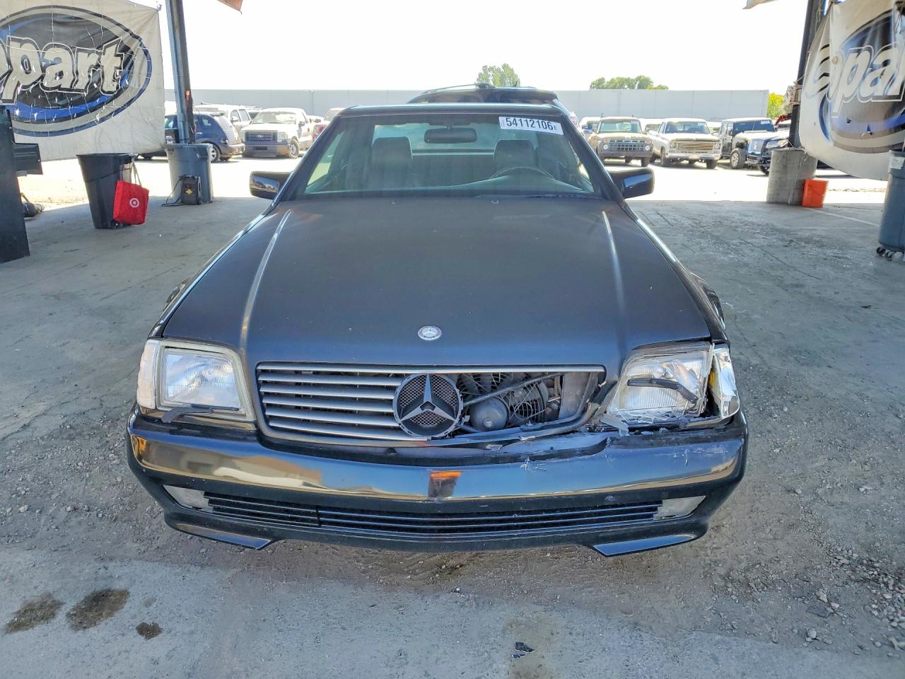 1993 Mercedes-benz 500 Sl Black vin: WDBFA67E8PF071478