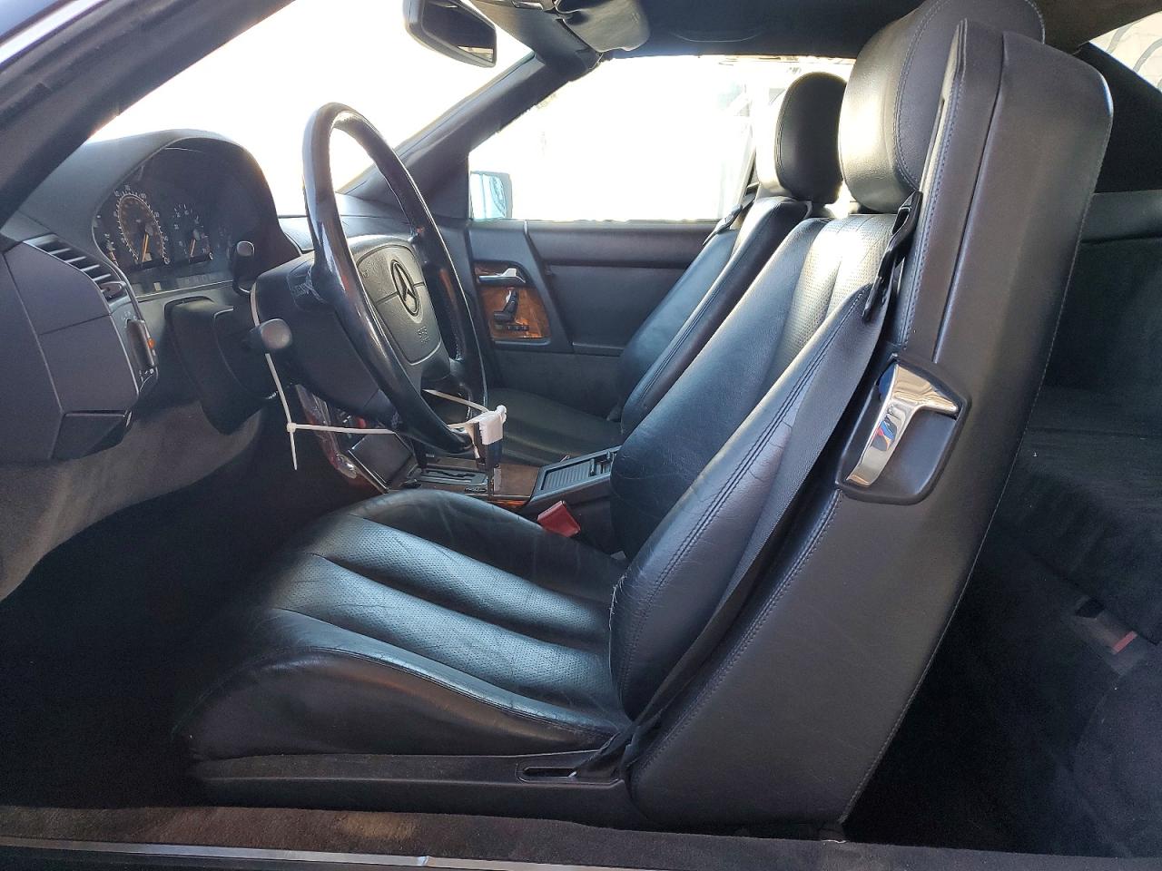 1993 Mercedes-benz 500 Sl Black vin: WDBFA67E8PF071478