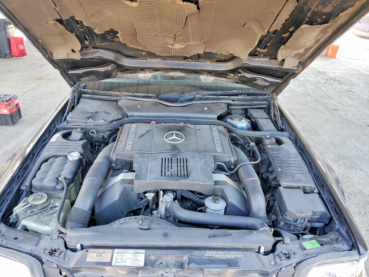 1993 Mercedes-benz 500 Sl Black vin: WDBFA67E8PF071478