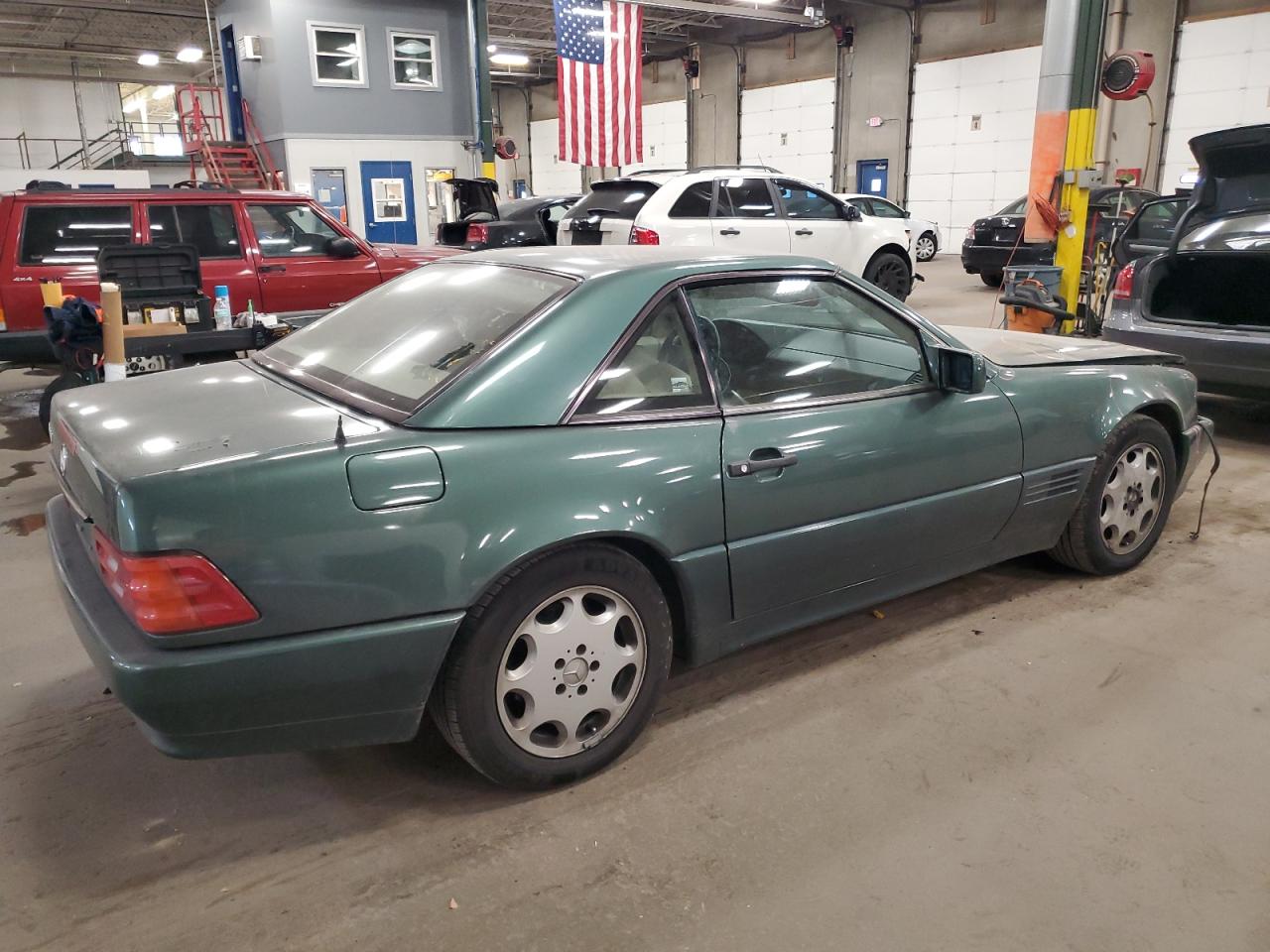 1994 Mercedes-benz Sl 500 Green vin: WDBFA67E8RF092754