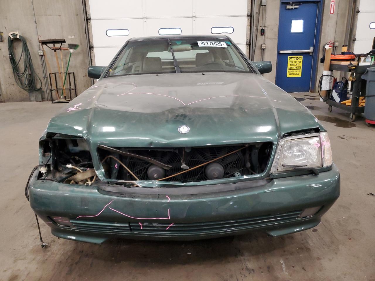 1994 Mercedes-benz Sl 500 Green vin: WDBFA67E8RF092754