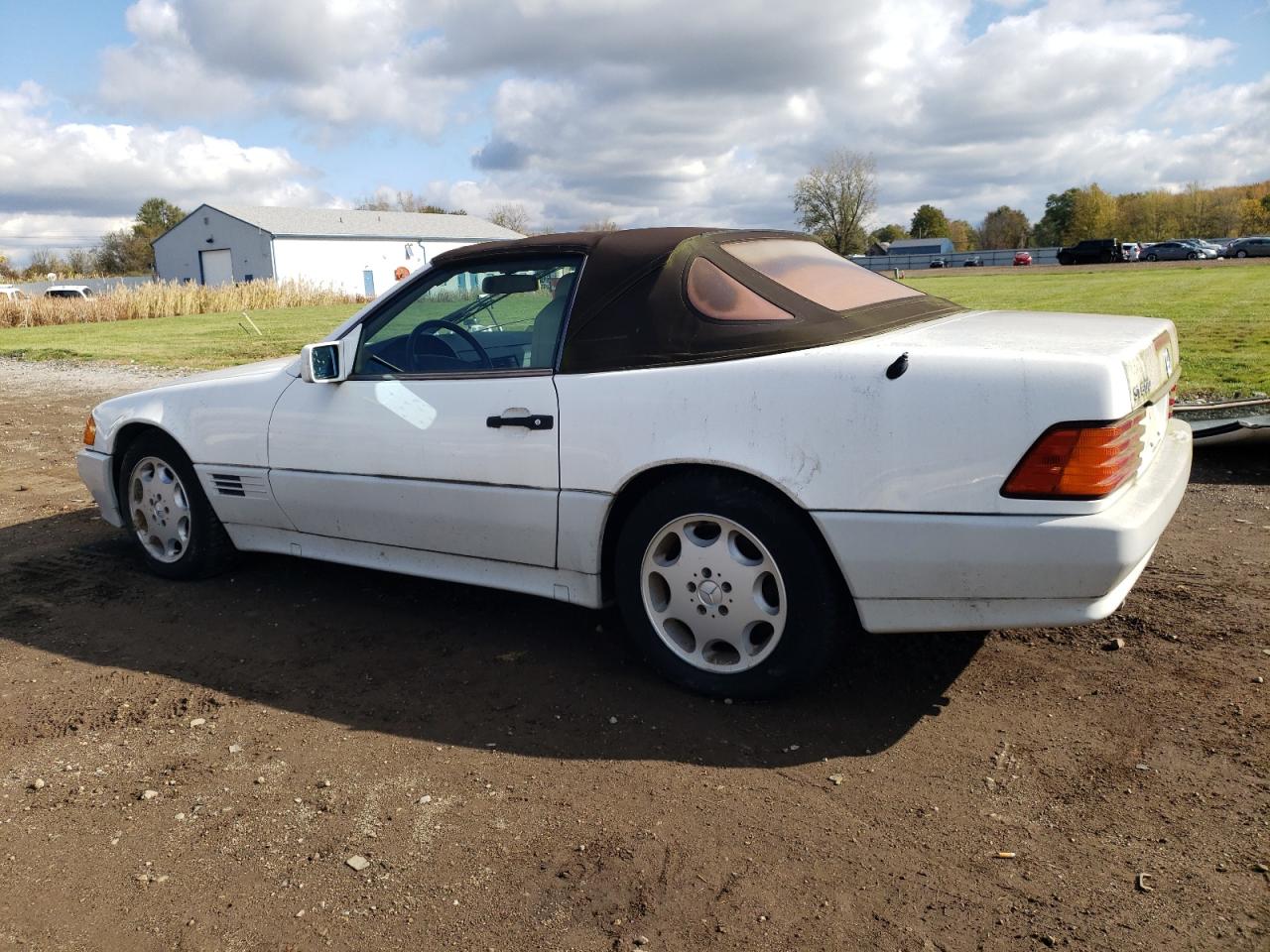 1994 Mercedes-benz Sl 500 White vin: WDBFA67E8RF095928