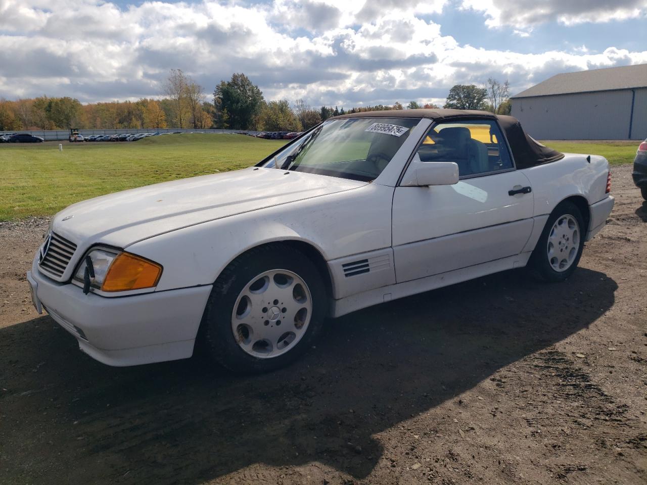 1994 Mercedes-benz Sl 500 White vin: WDBFA67E8RF095928