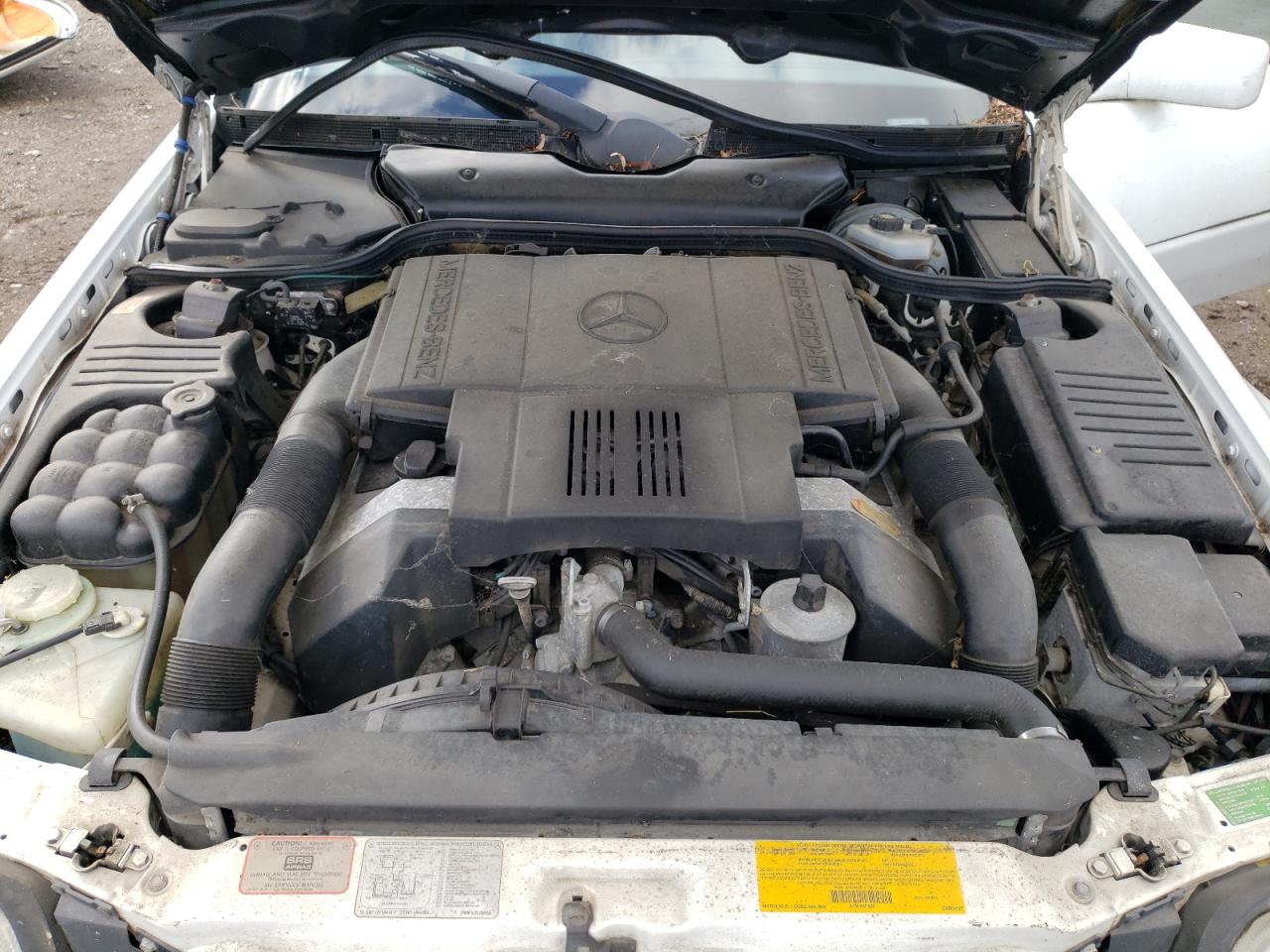 1994 Mercedes-benz Sl 500 White vin: WDBFA67E8RF095928