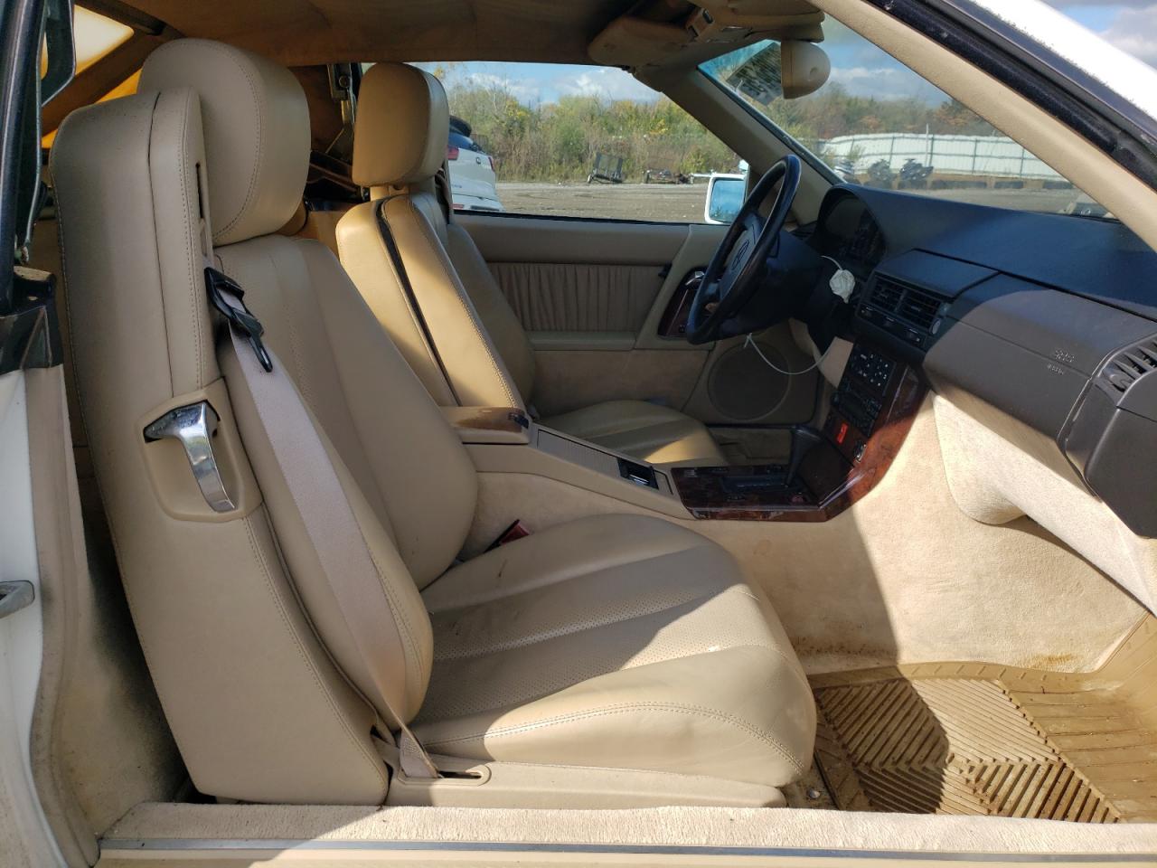 1994 Mercedes-benz Sl 500 White vin: WDBFA67E8RF095928