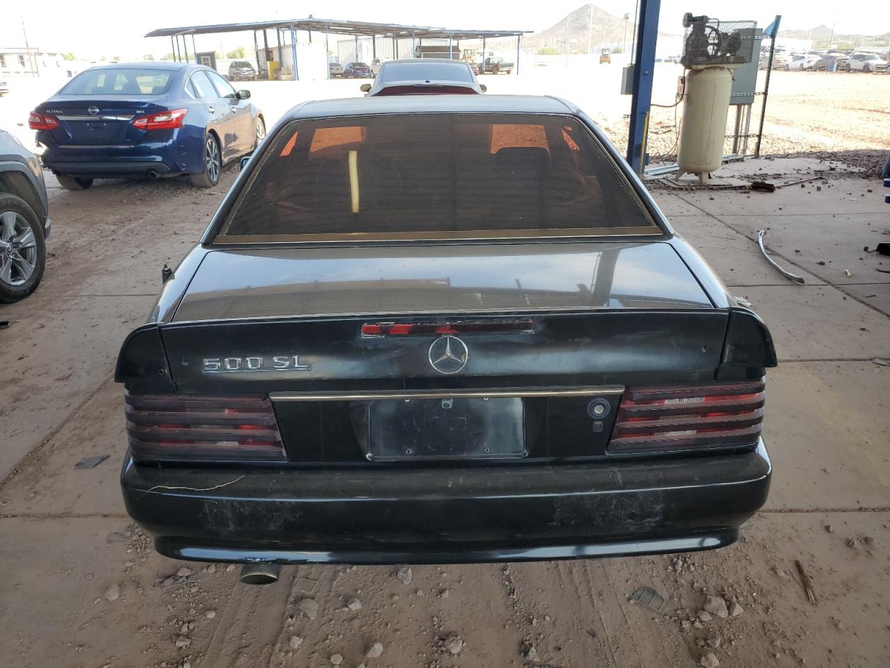 1993 Mercedes-benz 500 Sl Black vin: WDBFA67E9PF071666