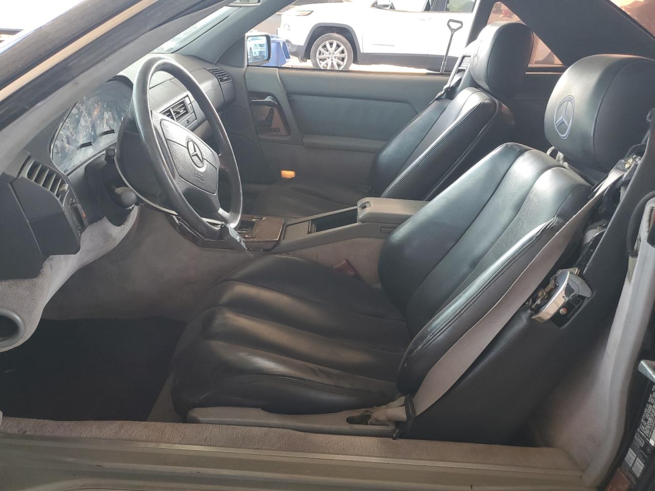 1993 Mercedes-benz 500 Sl Black vin: WDBFA67E9PF071666
