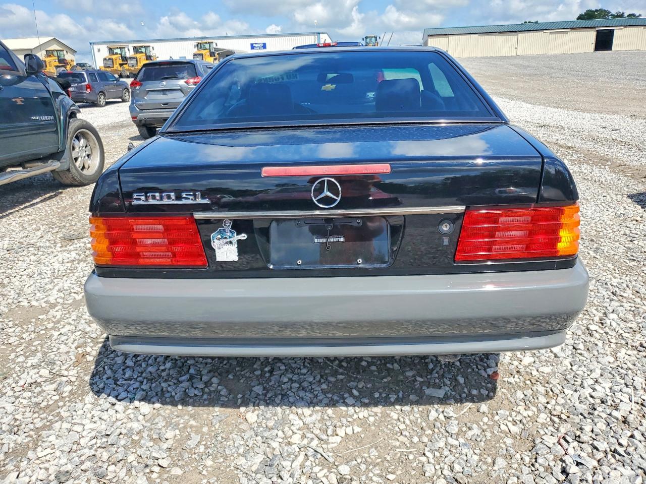 1993 Mercedes-benz 500 Sl Black vin: WDBFA67E9PF084871