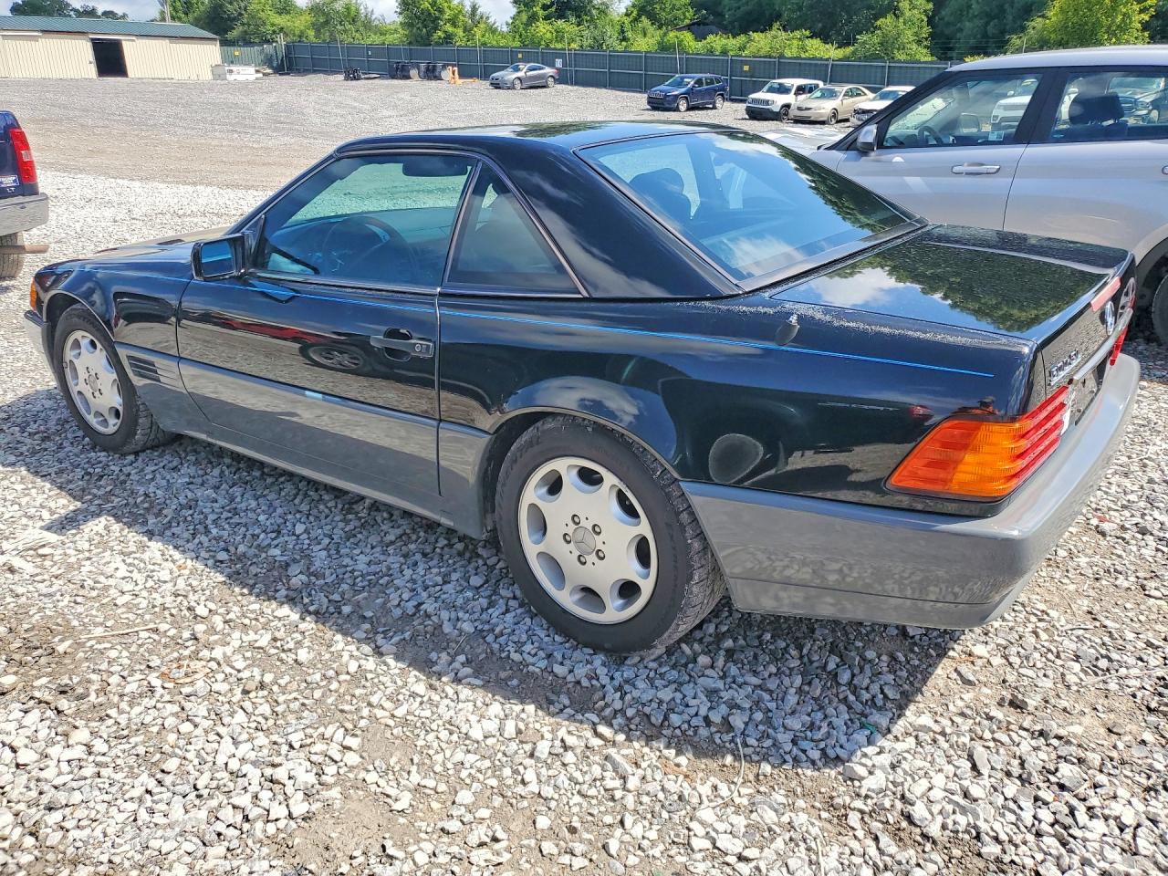 1993 Mercedes-benz 500 Sl Black vin: WDBFA67E9PF084871
