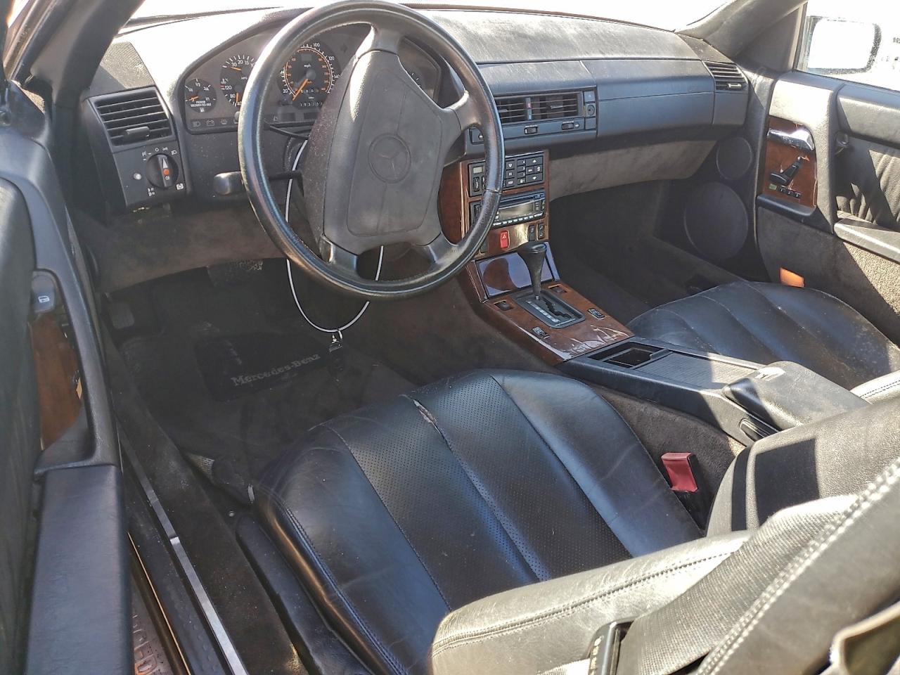1994 Mercedes-benz Sl 500 Black vin: WDBFA67E9RF093623