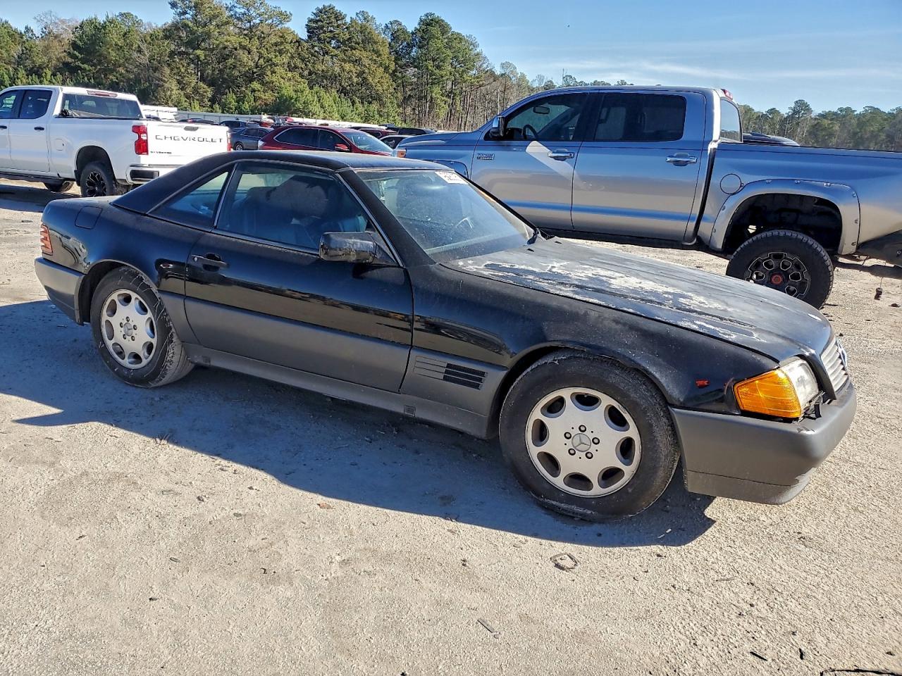 1994 Mercedes-benz Sl 500 Black vin: WDBFA67E9RF093623