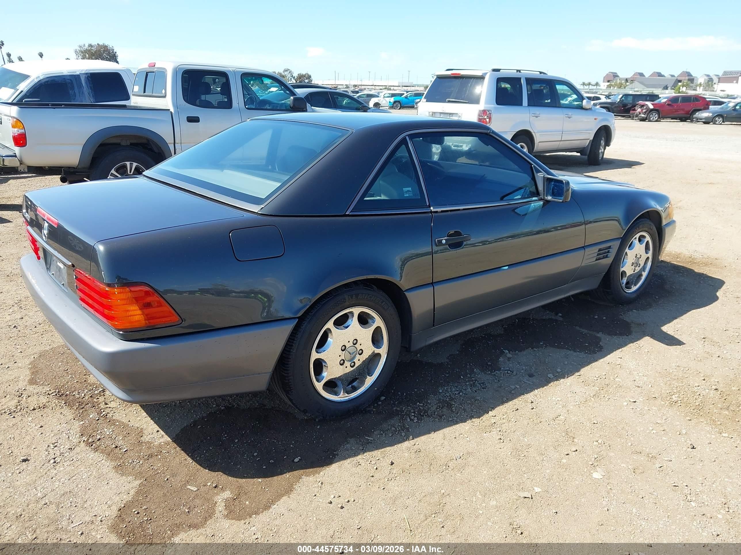 1994 Mercedes-benz Sl 500 Gray vin: WDBFA67E9RF096442