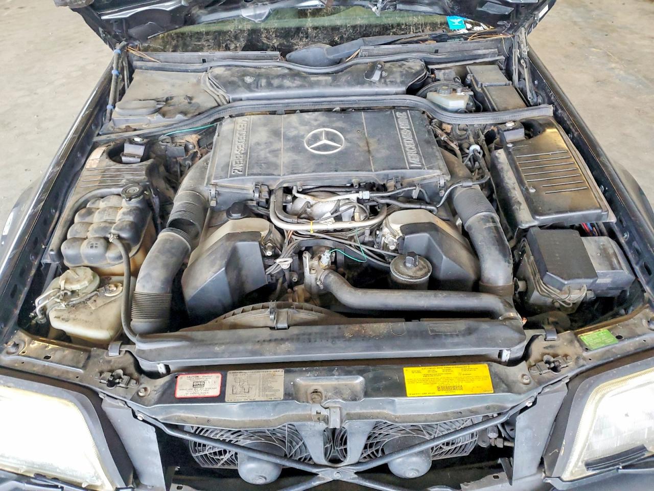 1994 Mercedes-benz Sl 500 Charcoal vin: WDBFA67EXRF090746