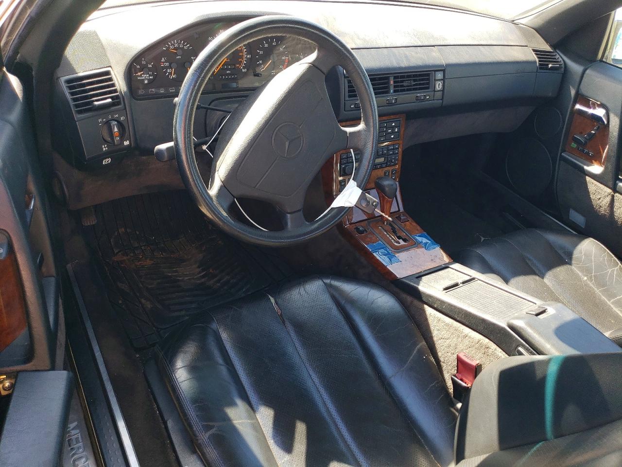 1994 Mercedes-benz Sl 500 Black vin: WDBFA67EXRF091105