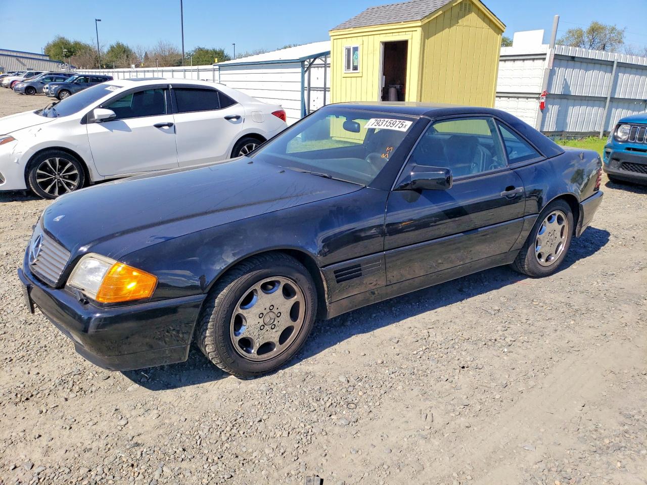 1994 Mercedes-benz Sl 500 Black vin: WDBFA67EXRF091105