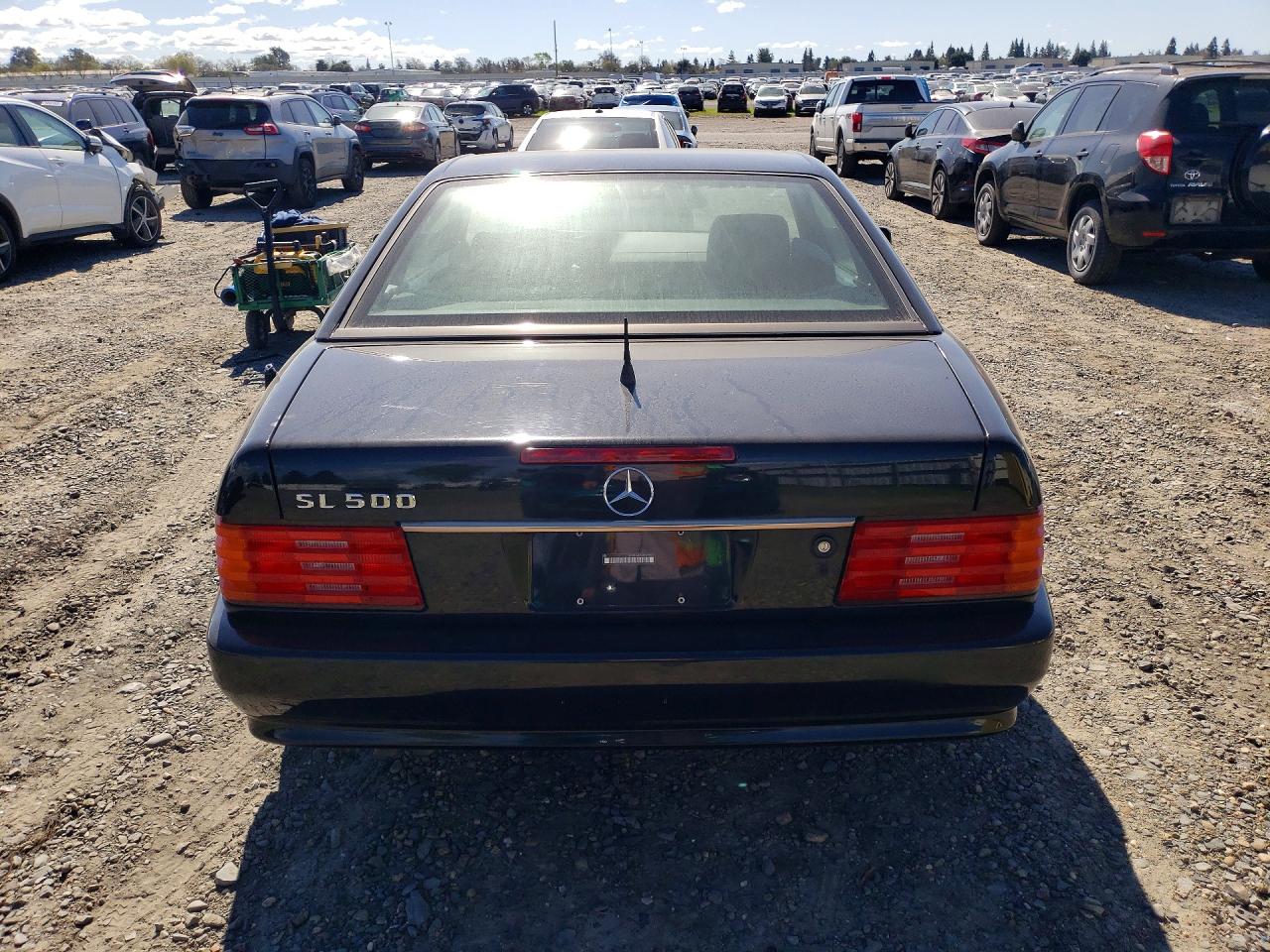 1994 Mercedes-benz Sl 500 Black vin: WDBFA67EXRF091105