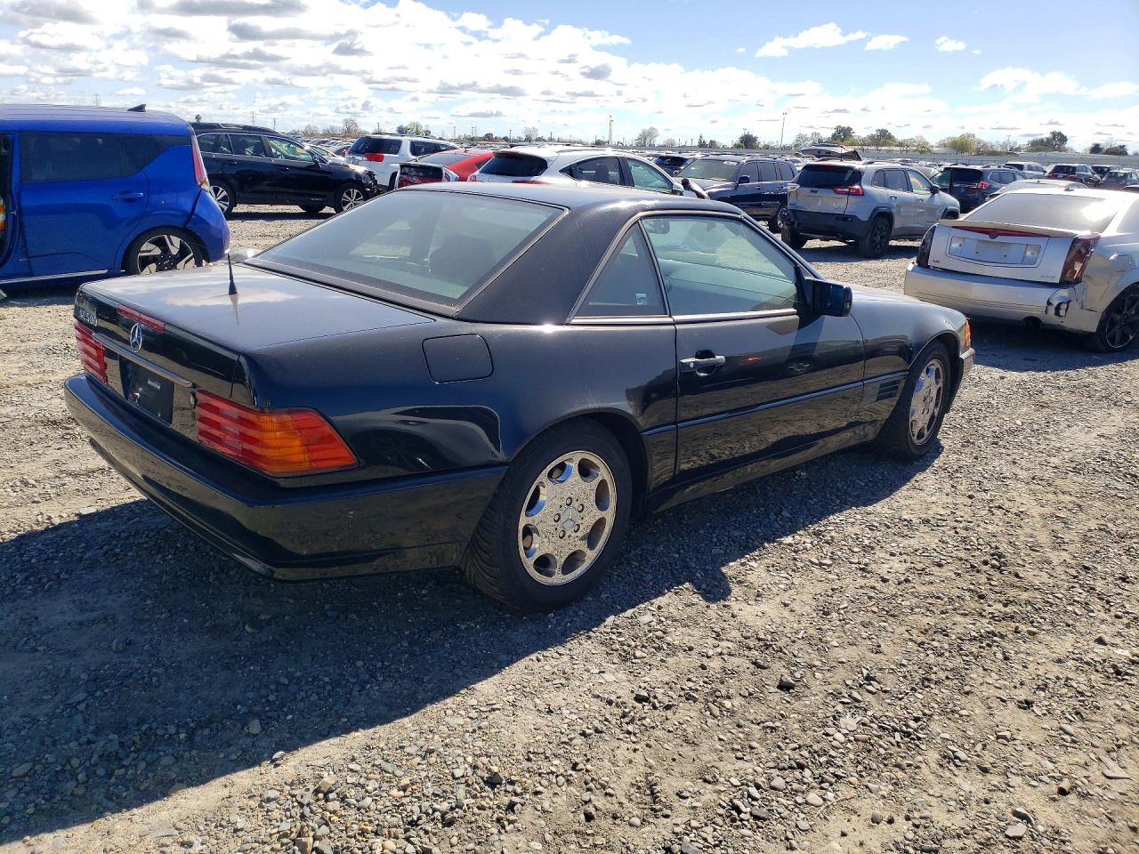 1994 Mercedes-benz Sl 500 Black vin: WDBFA67EXRF091105