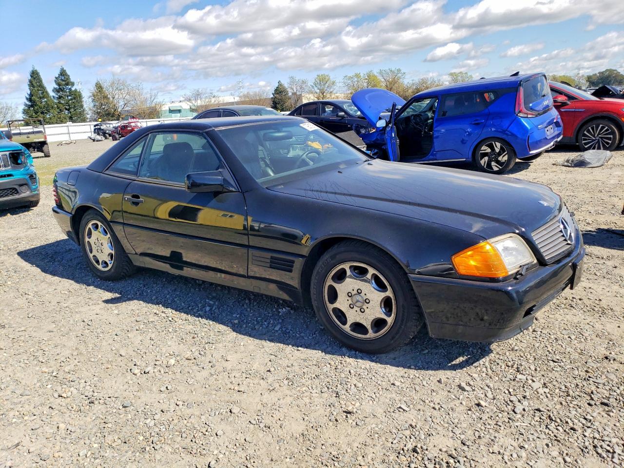 1994 Mercedes-benz Sl 500 Black vin: WDBFA67EXRF091105