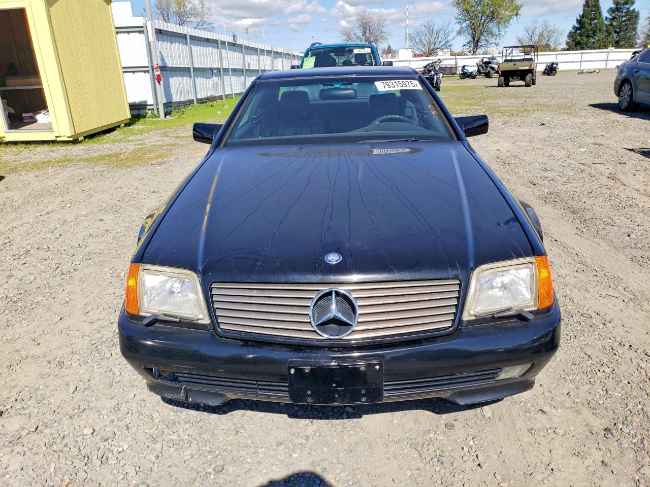 1994 Mercedes-benz Sl 500 Black vin: WDBFA67EXRF091105