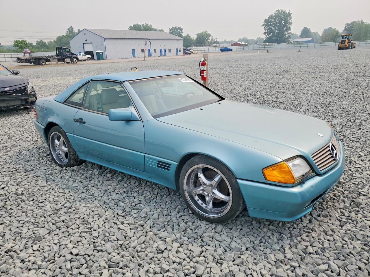 1994 Mercedes-benz Sl 500 Blue vin: WDBFA67EXRF100787