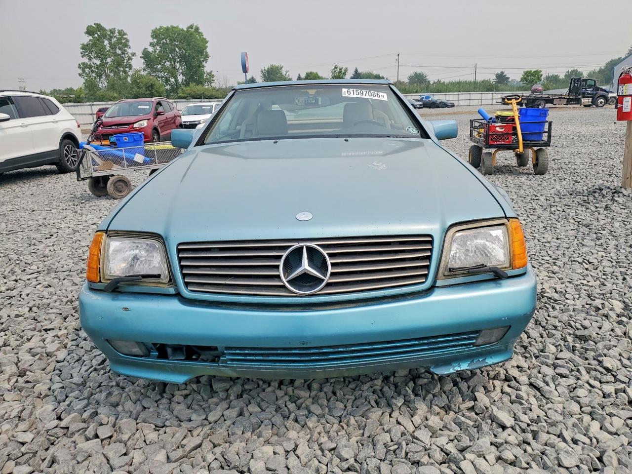 1994 Mercedes-benz Sl 500 Blue vin: WDBFA67EXRF100787
