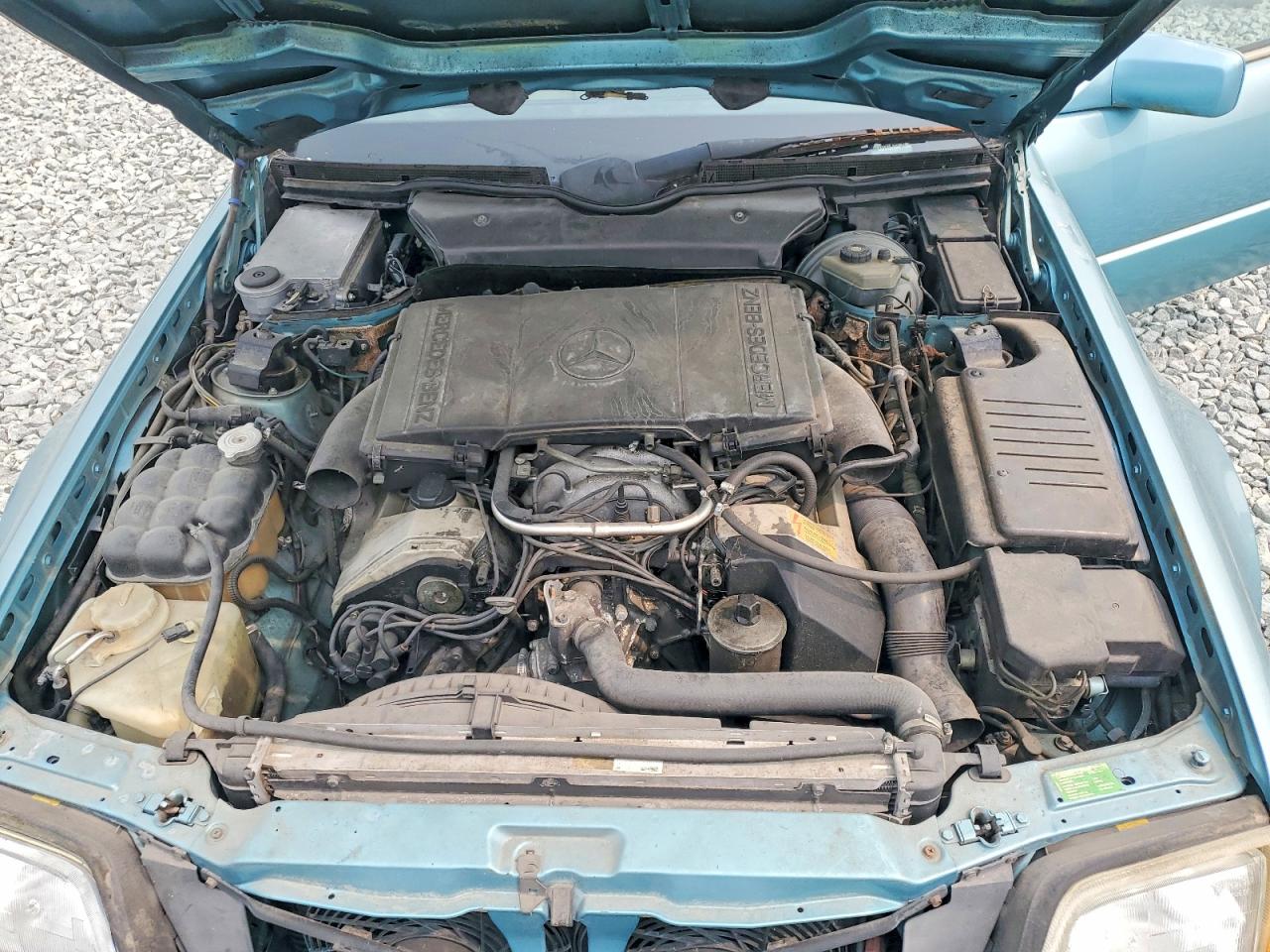 1994 Mercedes-benz Sl 500 Blue vin: WDBFA67EXRF100787