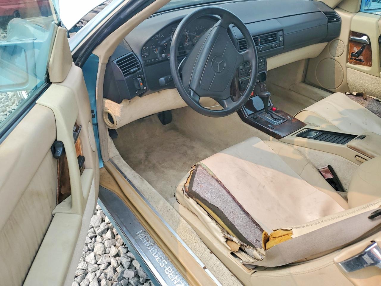 1994 Mercedes-benz Sl 500 Blue vin: WDBFA67EXRF100787