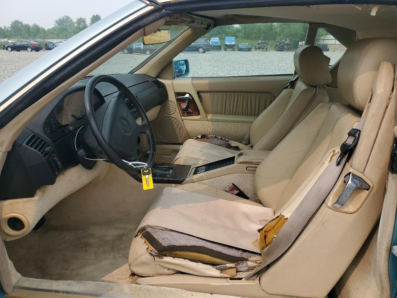 1994 Mercedes-benz Sl 500 Blue vin: WDBFA67EXRF100787