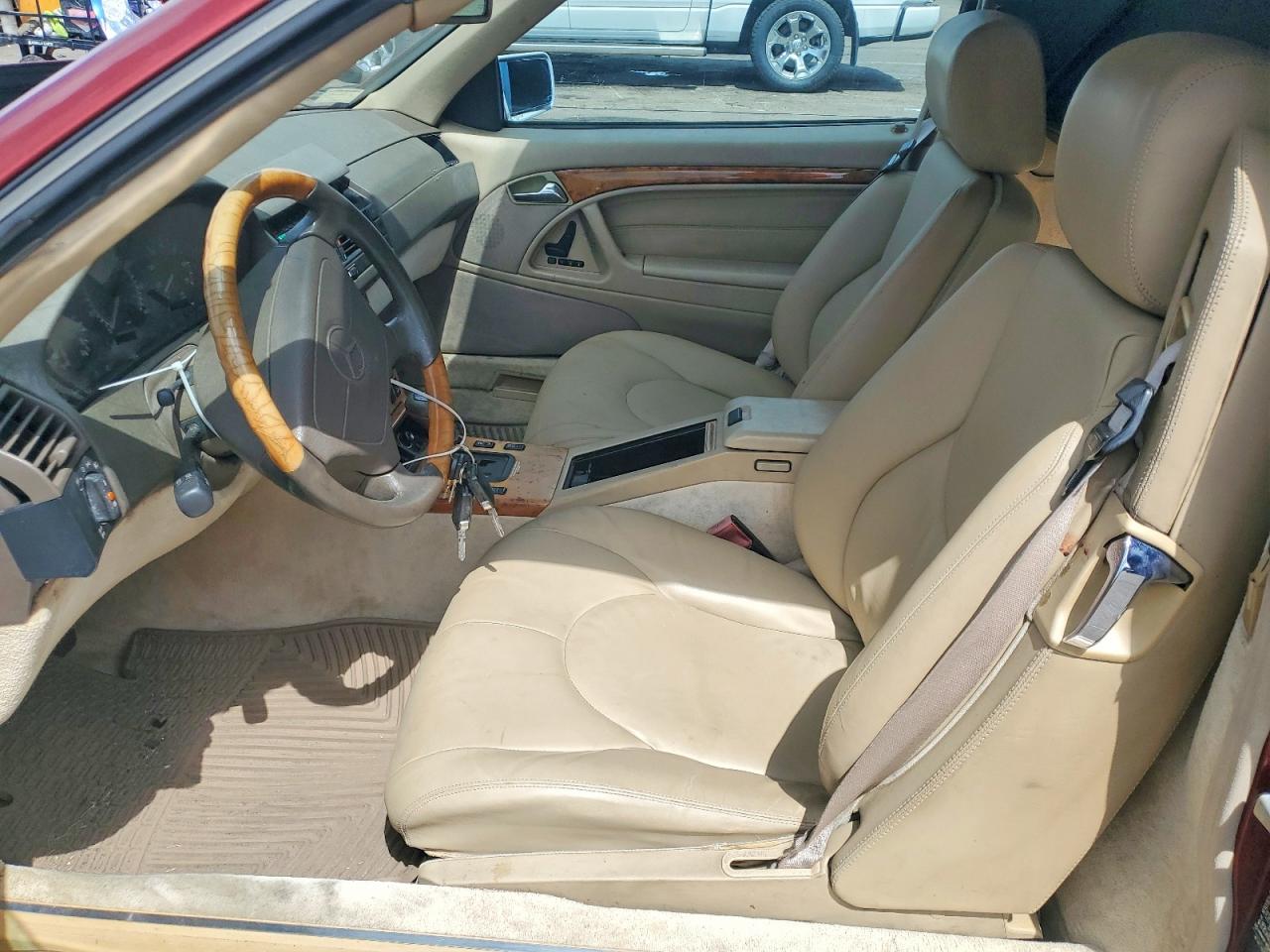 1997 Mercedes-benz Sl 500 Red vin: WDBFA67F0VF154490