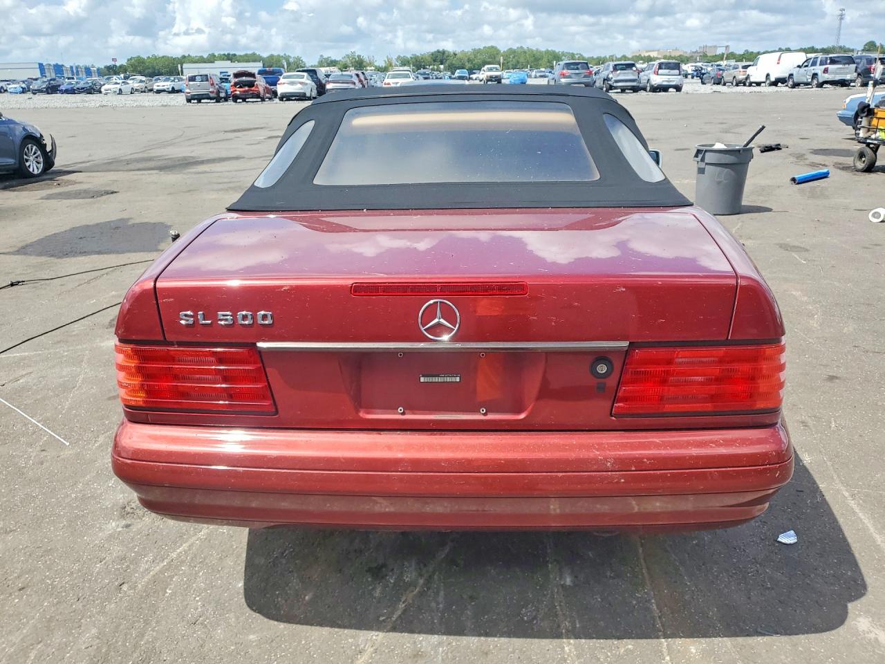 1997 Mercedes-benz Sl 500 Red vin: WDBFA67F0VF154490