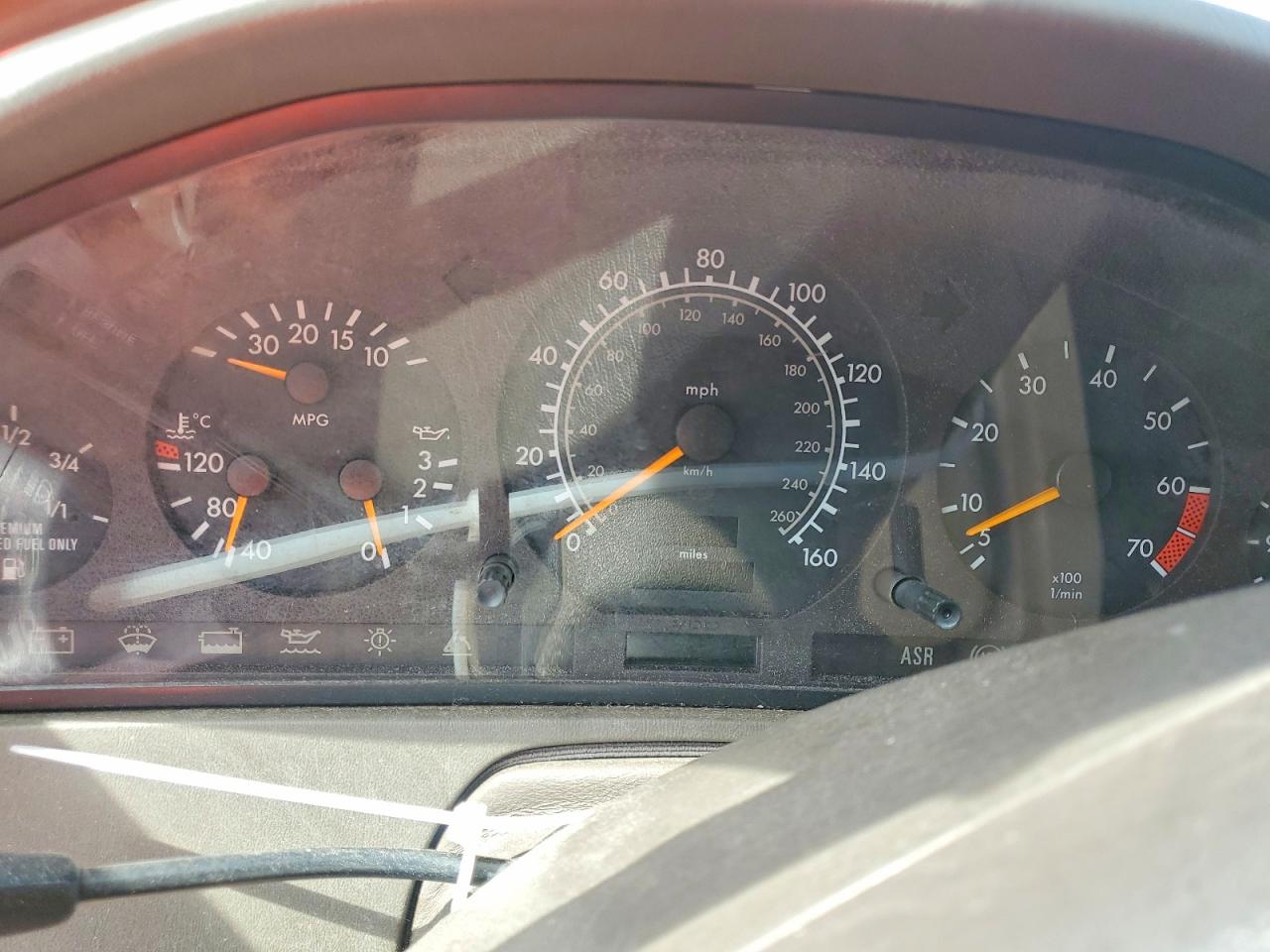 1997 Mercedes-benz Sl 500 Red vin: WDBFA67F0VF154490