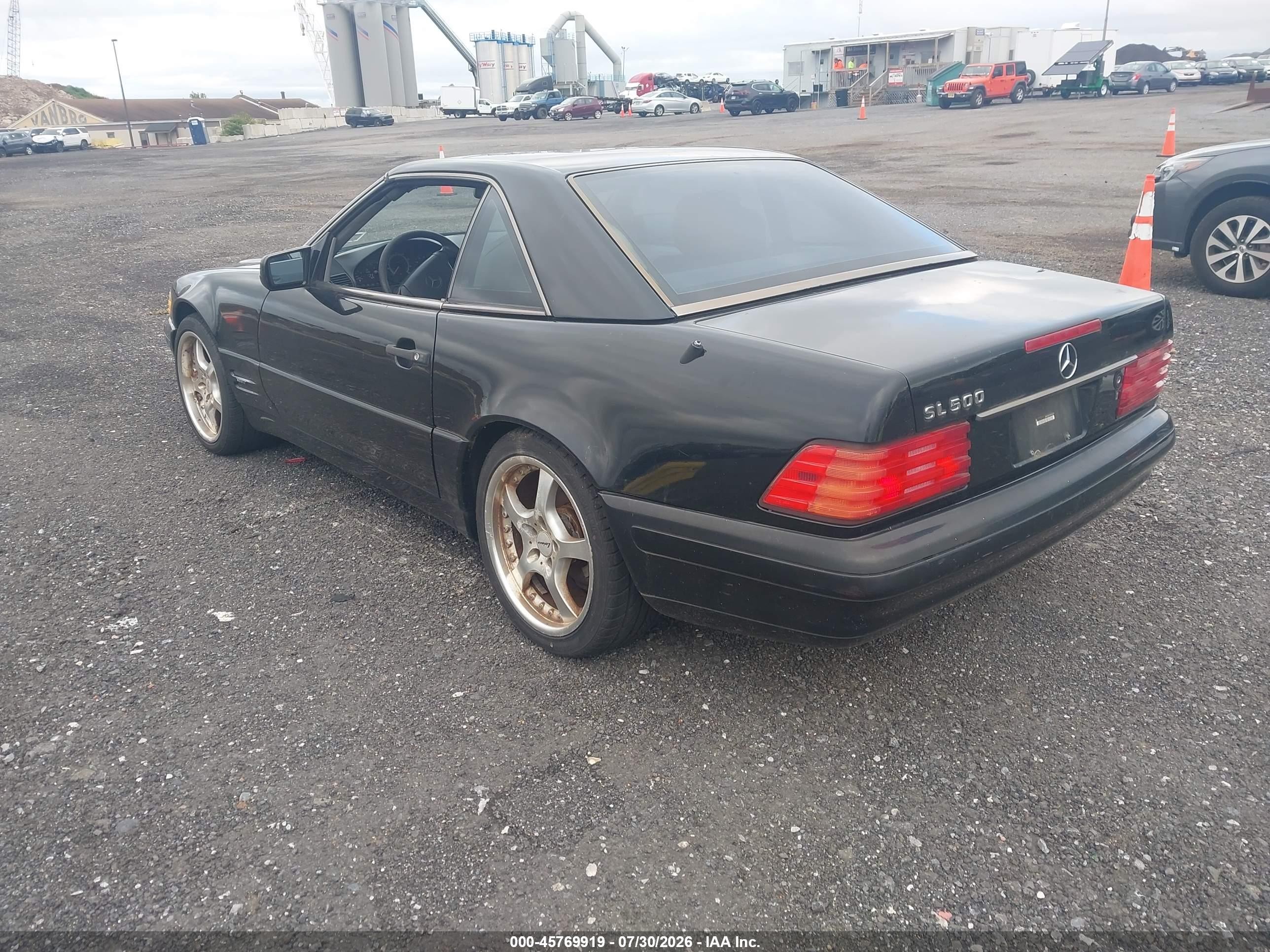 1997 Mercedes-benz Sl 500   Черный vin: WDBFA67F1VF142221