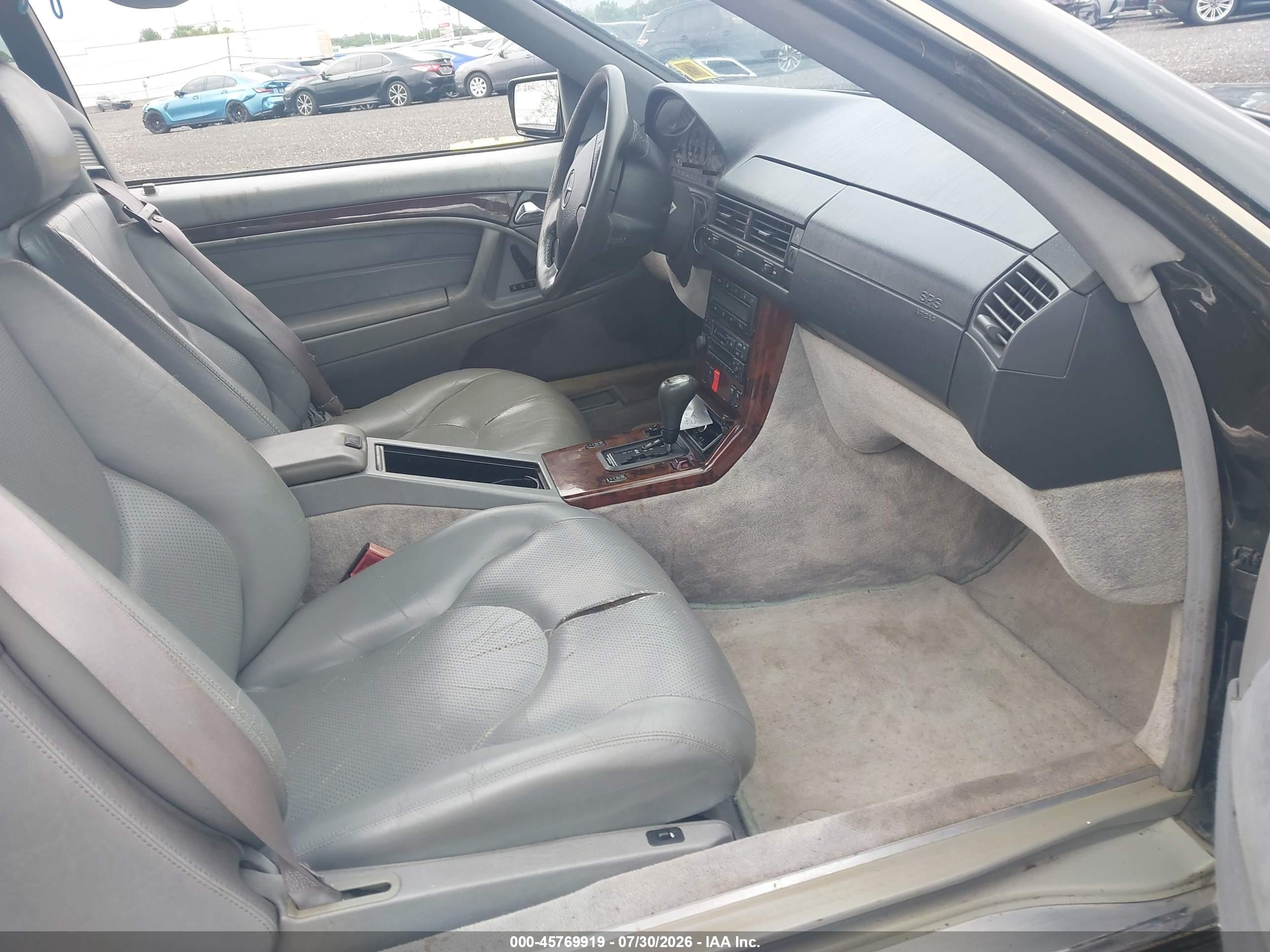 1997 Mercedes-benz Sl 500   Черный vin: WDBFA67F1VF142221