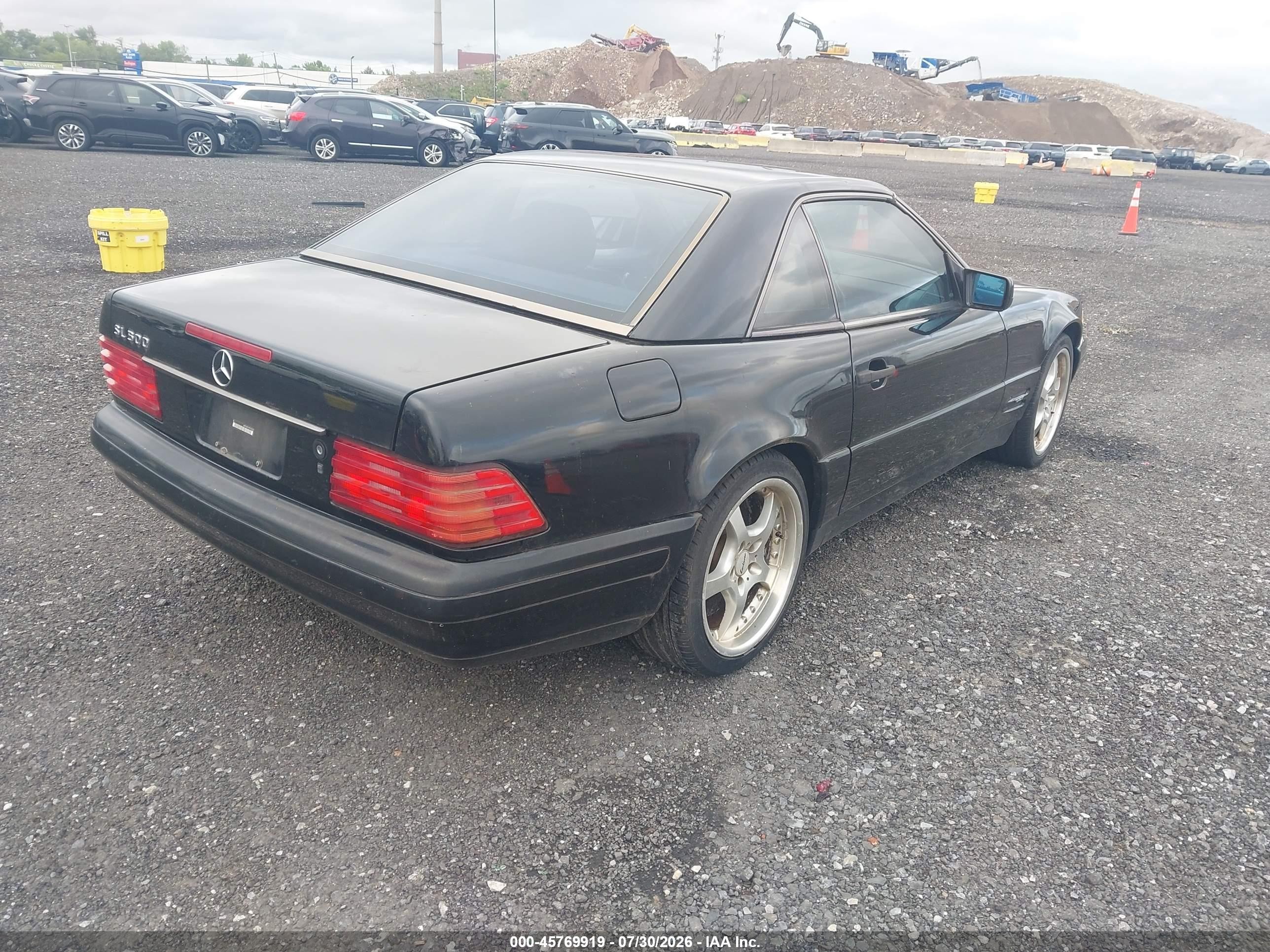 1997 Mercedes-benz Sl 500   Черный vin: WDBFA67F1VF142221