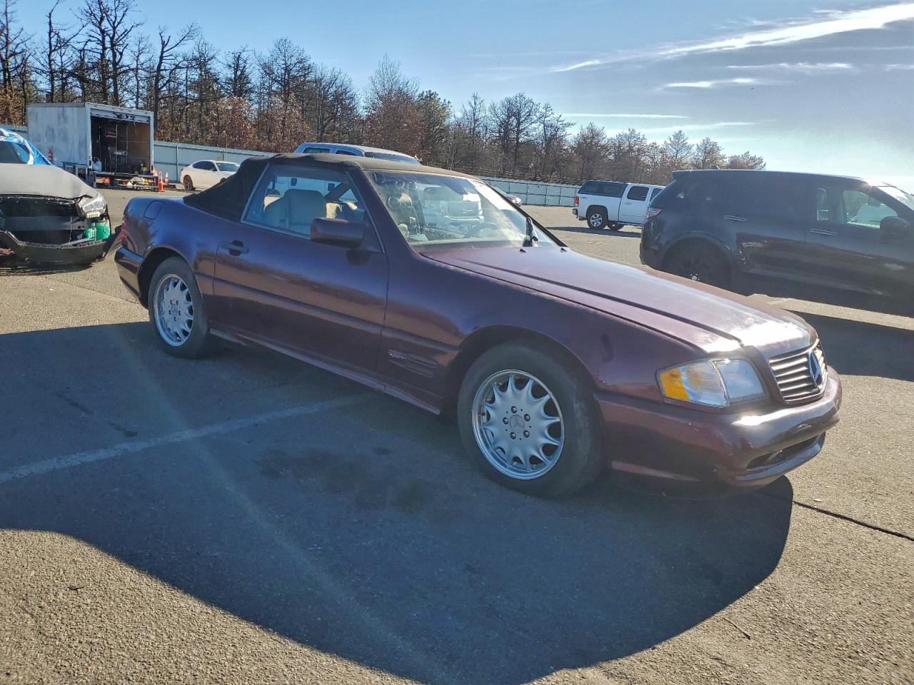 1998 Mercedes-benz Sl 500 Бордовый vin: WDBFA67F1WF161952