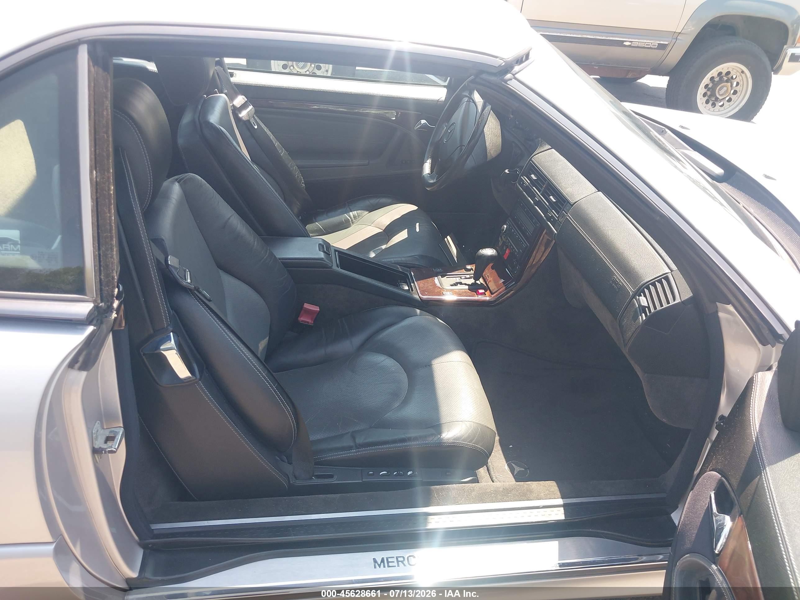 1997 Mercedes-benz Sl 500   Silver vin: WDBFA67F2VF148139