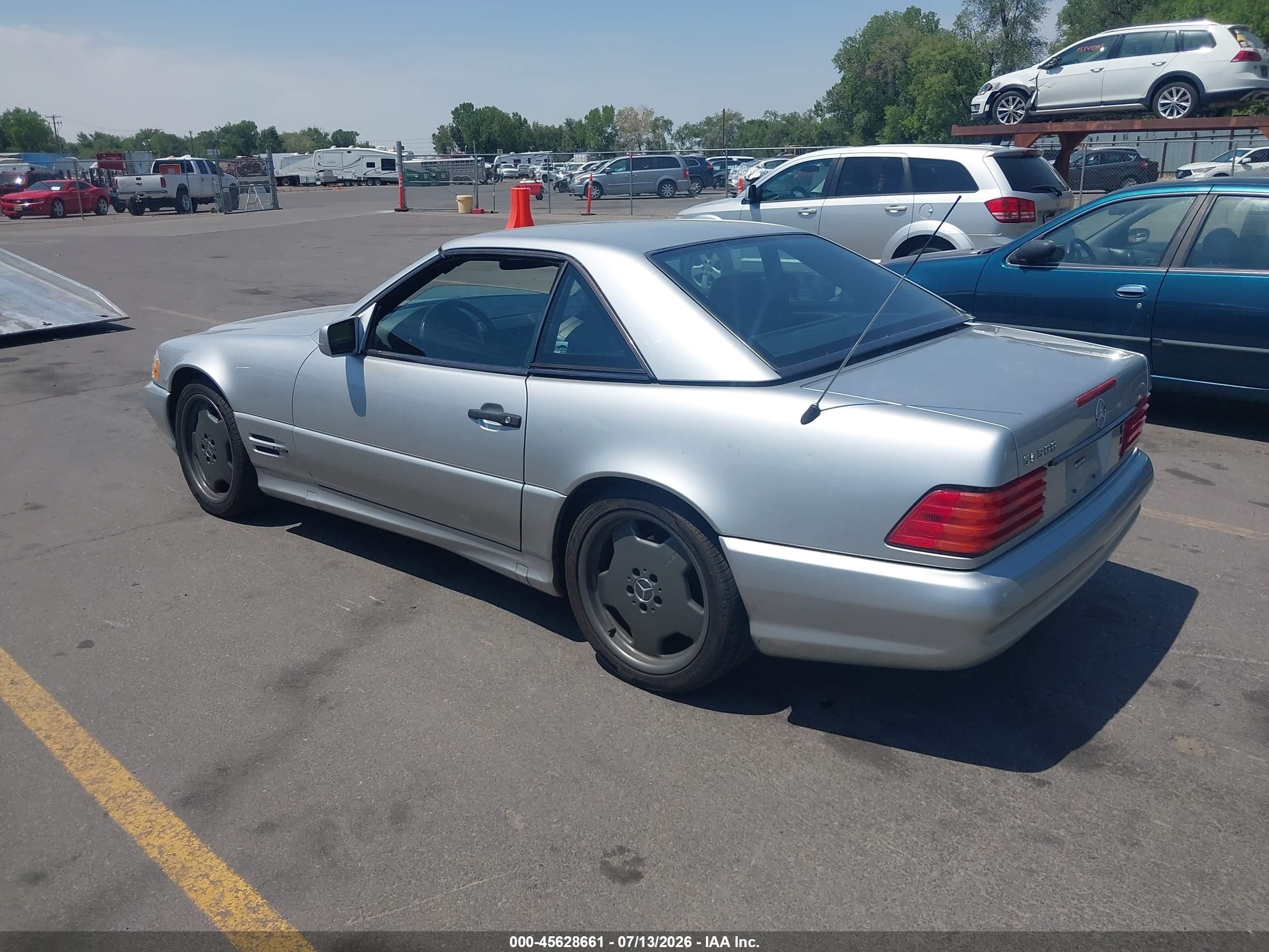 1997 Mercedes-benz Sl 500   Silver vin: WDBFA67F2VF148139