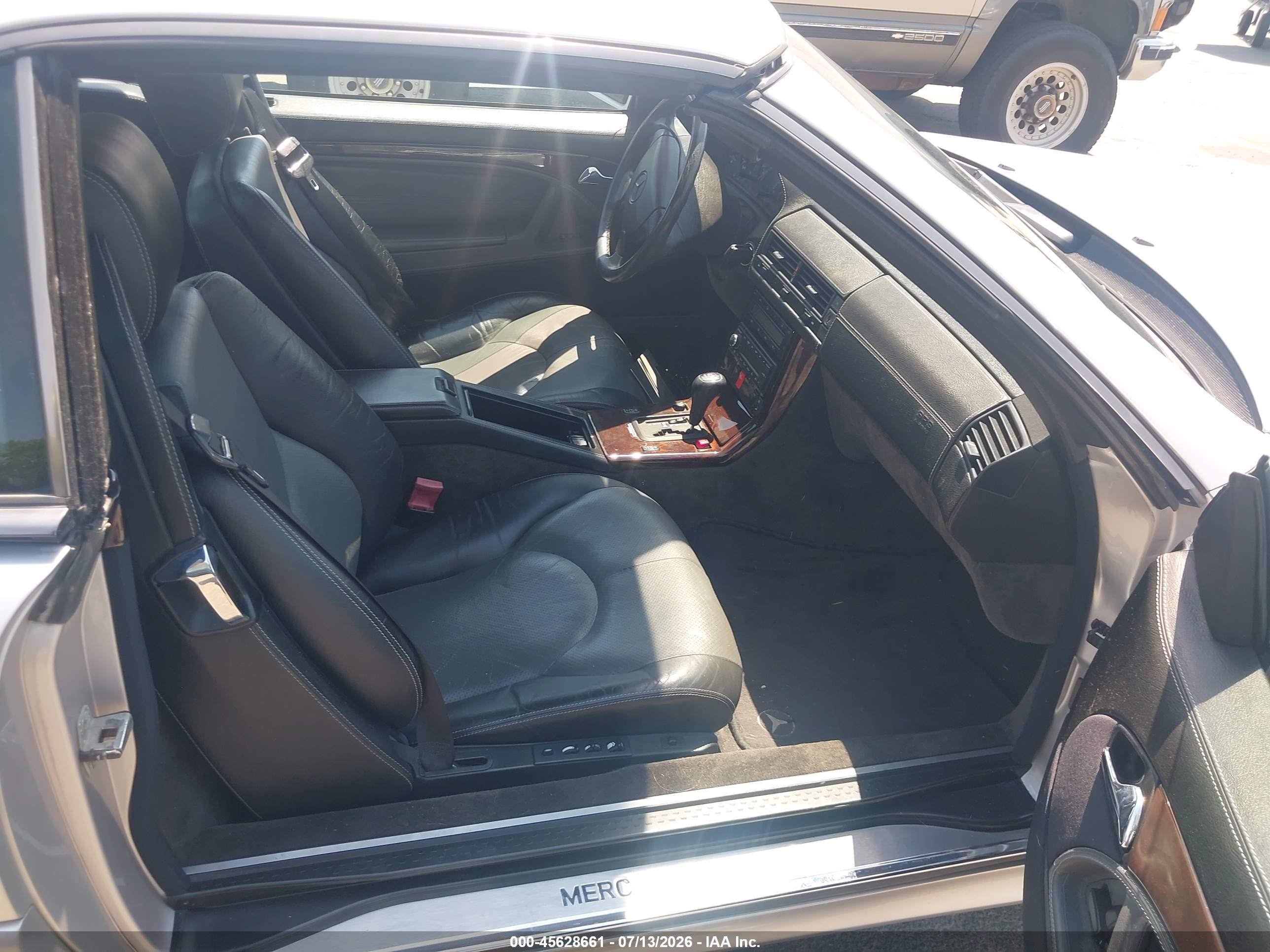 1997 Mercedes-benz Sl 500   Silver vin: WDBFA67F2VF148139