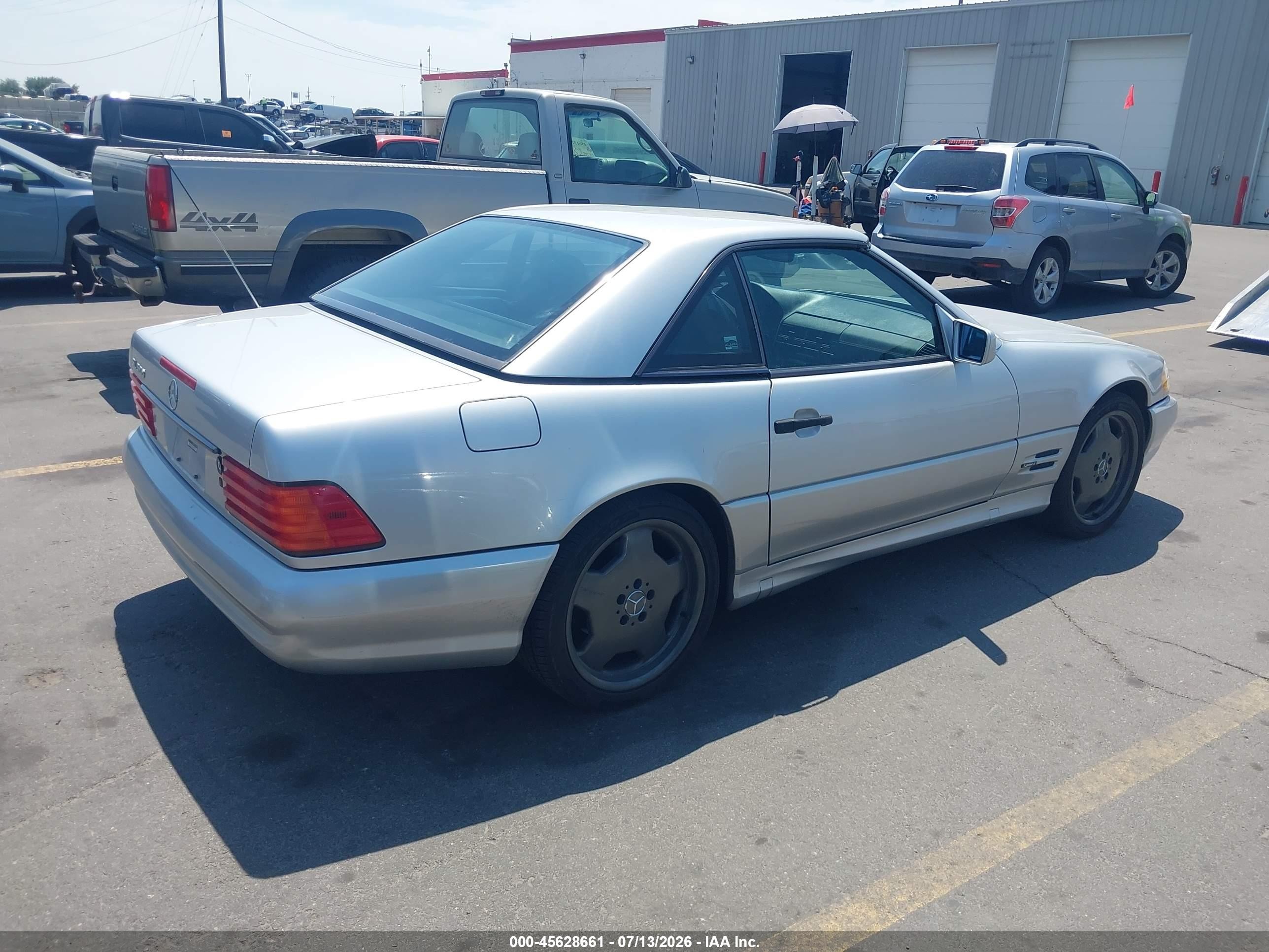 1997 Mercedes-benz Sl 500   Silver vin: WDBFA67F2VF148139