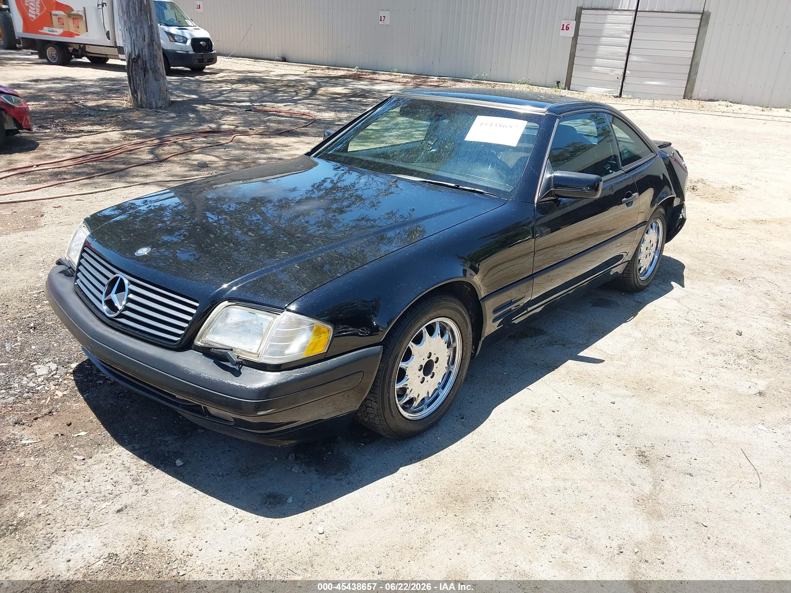 1998 Mercedes-benz Sl 500 Black vin: WDBFA67F3WF157739