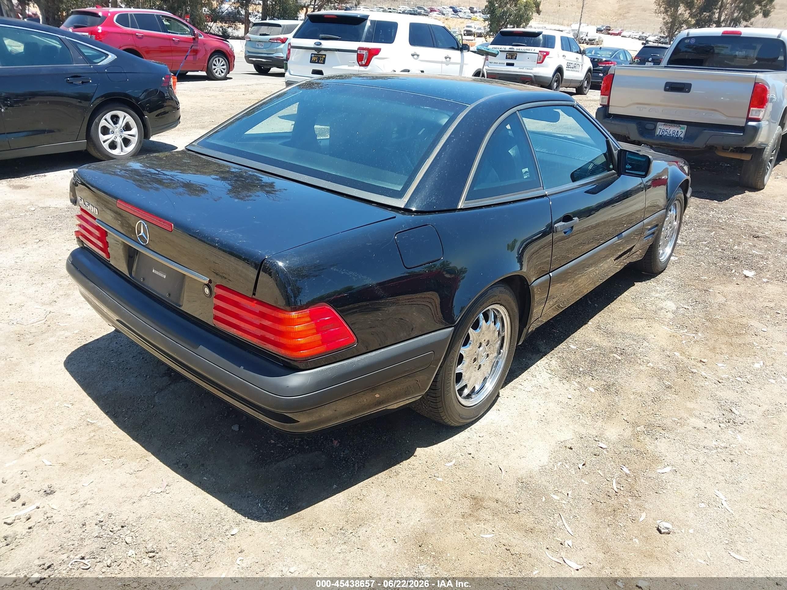 1998 Mercedes-benz Sl 500 Black vin: WDBFA67F3WF157739